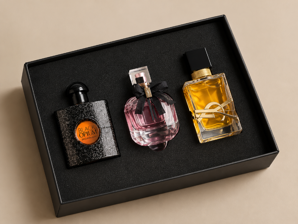 مجموعة عطور نسائية من  (YSL).