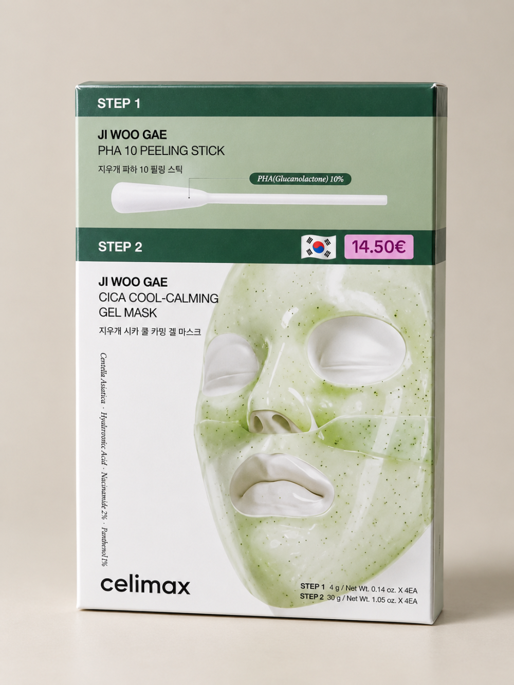 PHA 10 Peeling Stick + Cica Cool-Calming Gel Mask