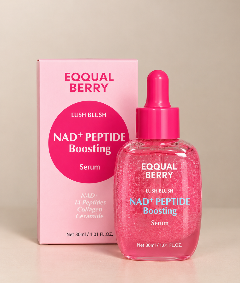 EQQUAL BERRY Lush Blush NAD+ Peptide Boosting Serum