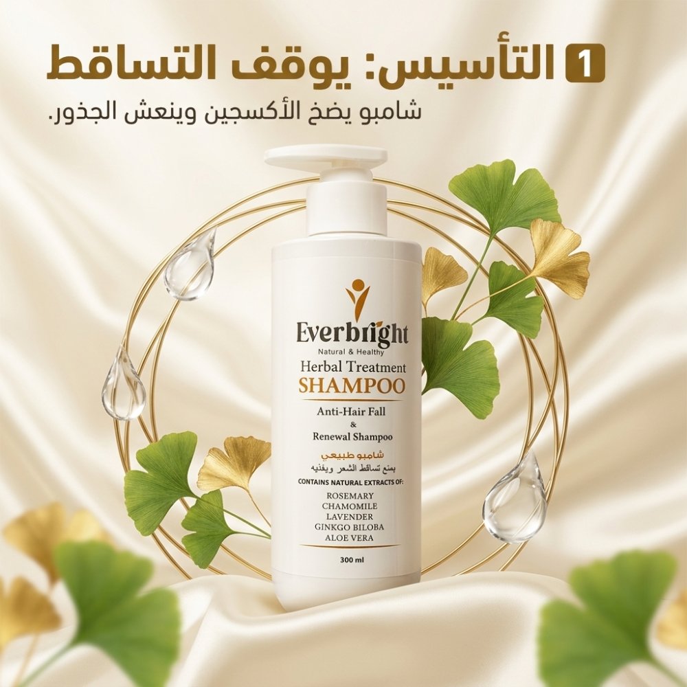 باقة التغذية الهيكلية المتكاملة من Everbright – 3 خطوات لشعر صحي وقوي!