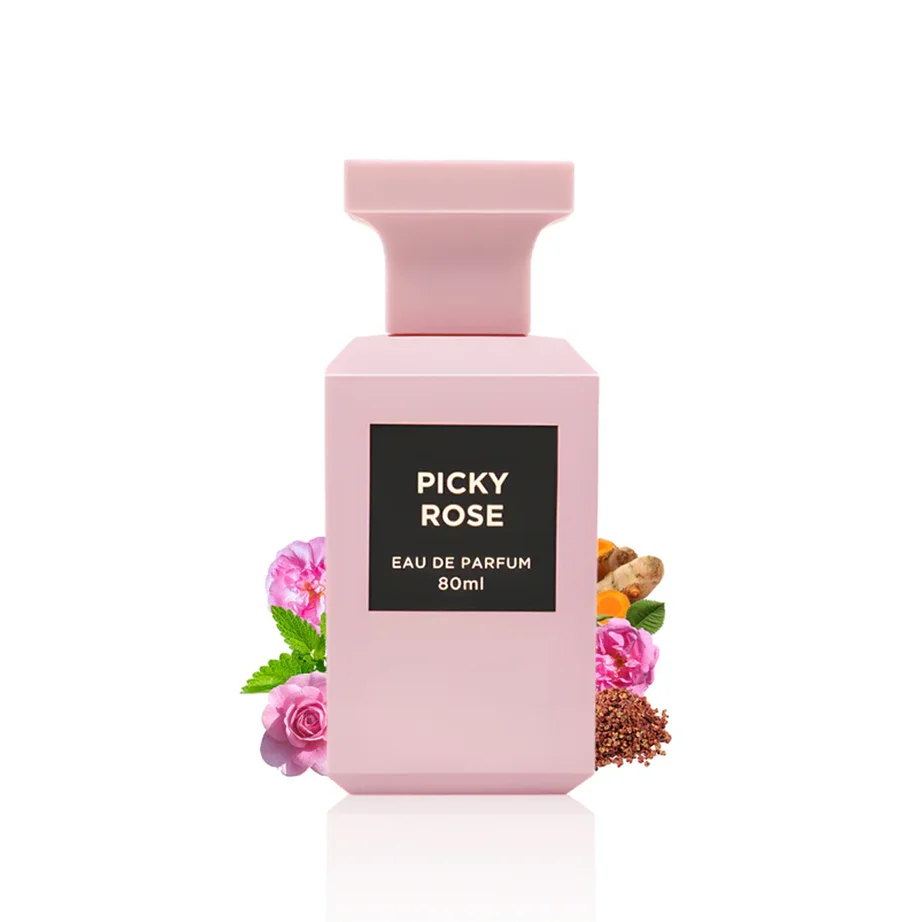 Fragrance World PICKY ROSE بديل توم فورد روز بريك (80ml ستاتي)
