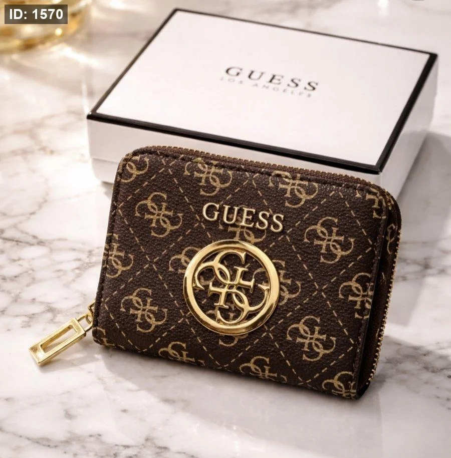 حقيبة GUESS للبطاقات والنقود مع علبة