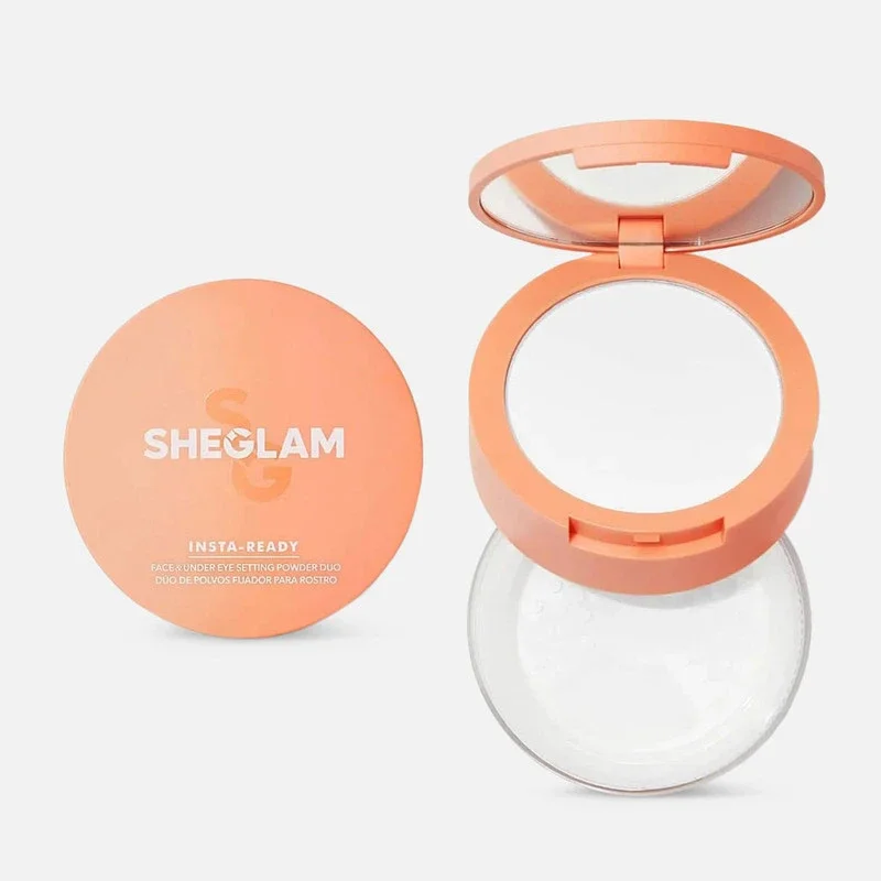 SG SHEGLAM Insta-Ready Face & Under Eye Setting Powder Duo-T شجلام بودر تثبيت للوجه وتحت العين