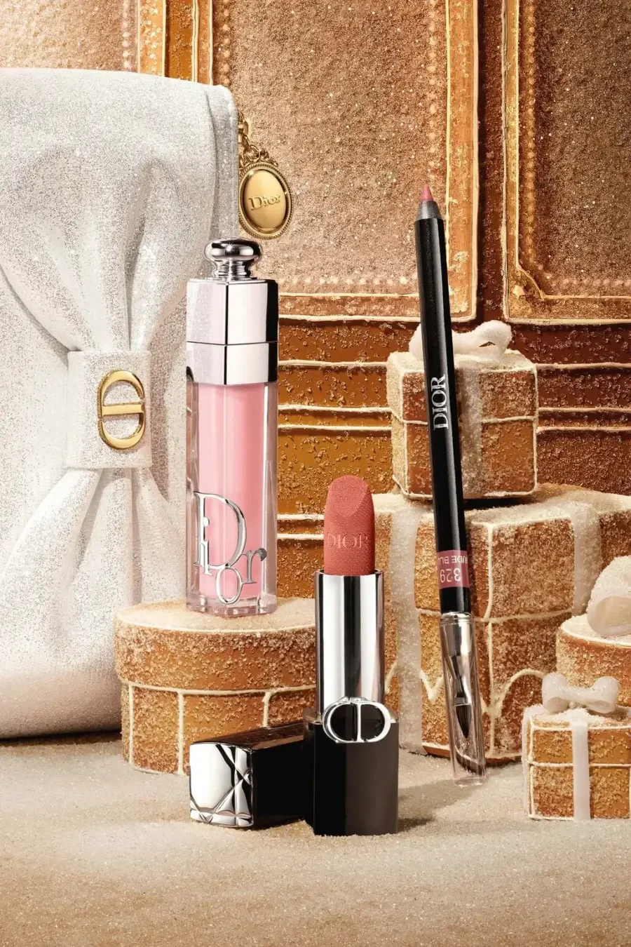 أصلي   DIOR ADDICT LIP MAXIMIZER & ROUGE DIOR MAKEUP GIFT SET – LIMITED EDITION