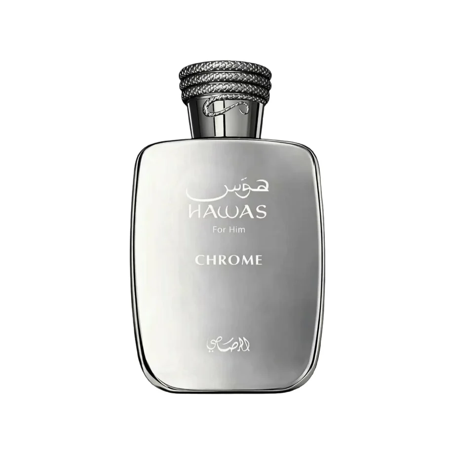 Hawas Chrome Rasasi هوس كروم من الرصاصي (100ml رجالي