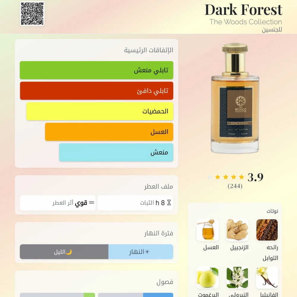 Dark Forest The Woods Collection عطر خشبي - زهري - مسك للجنسين