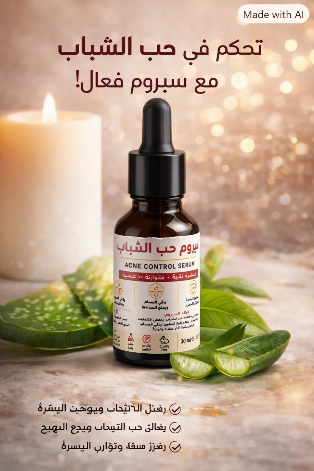 سيروم لعلاج حب الشباب
