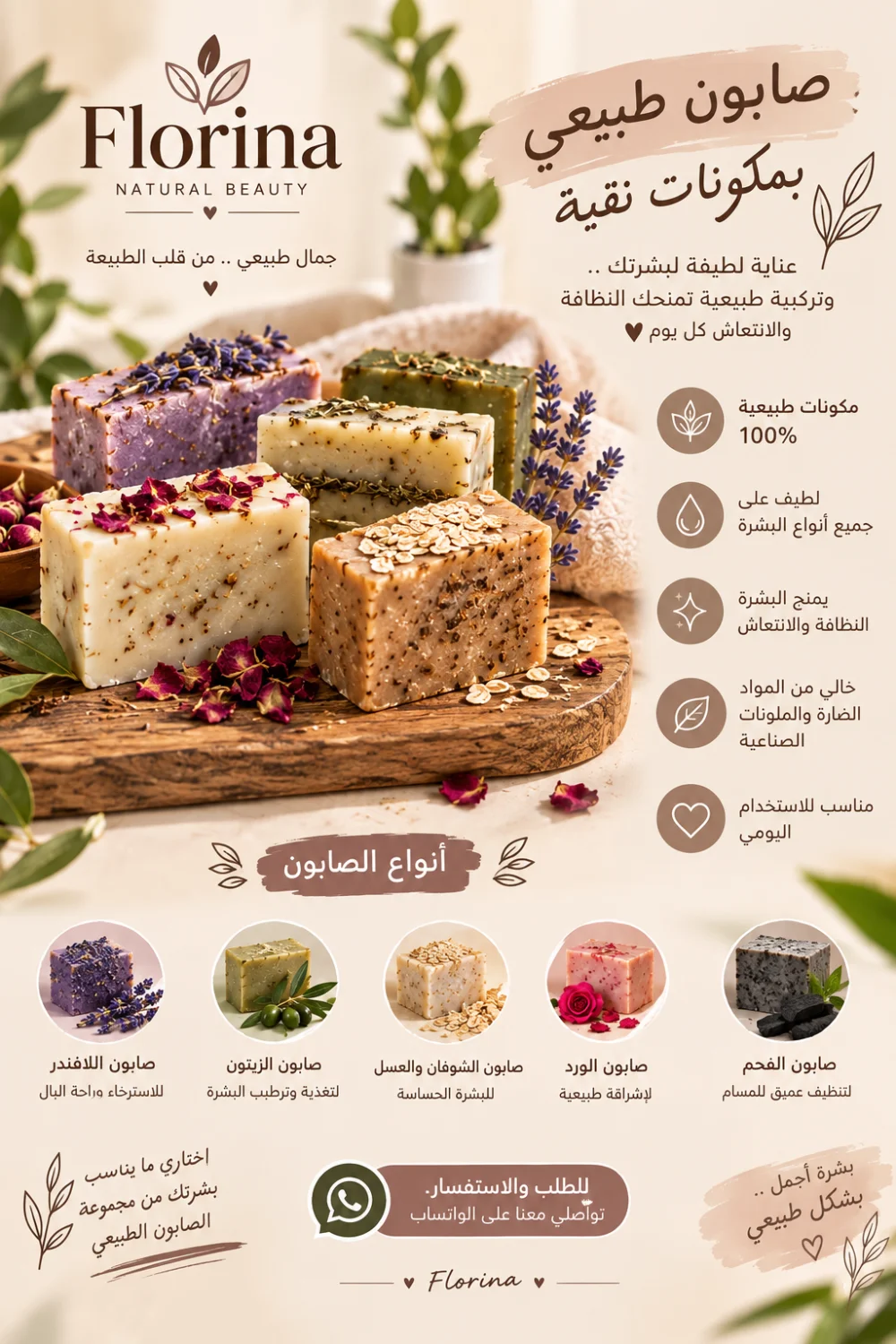 صوابين علاجية وتجميلية للبشرة