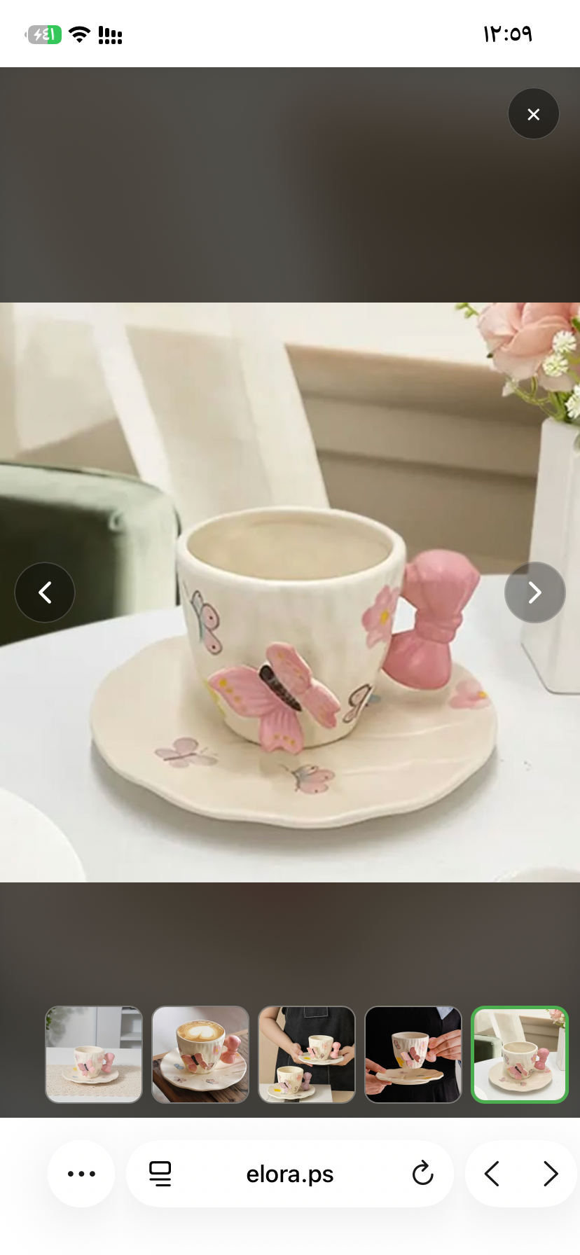 كوب فراشه نافره