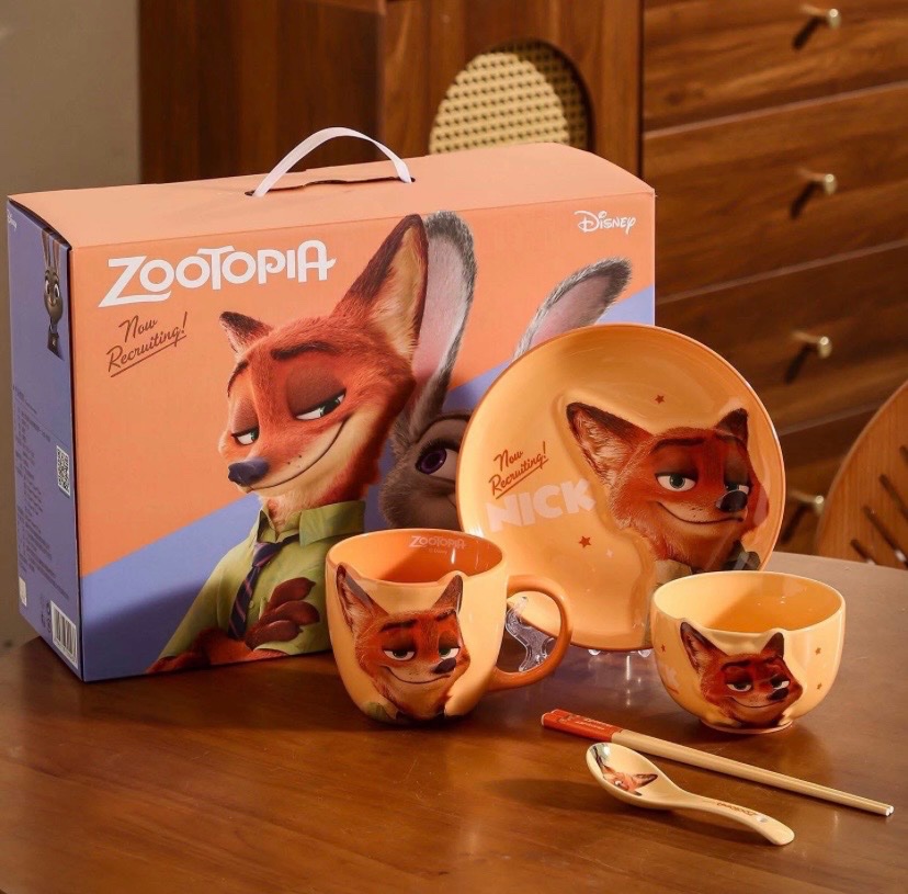 بكج طعام زوتوبيا 6 قطع
