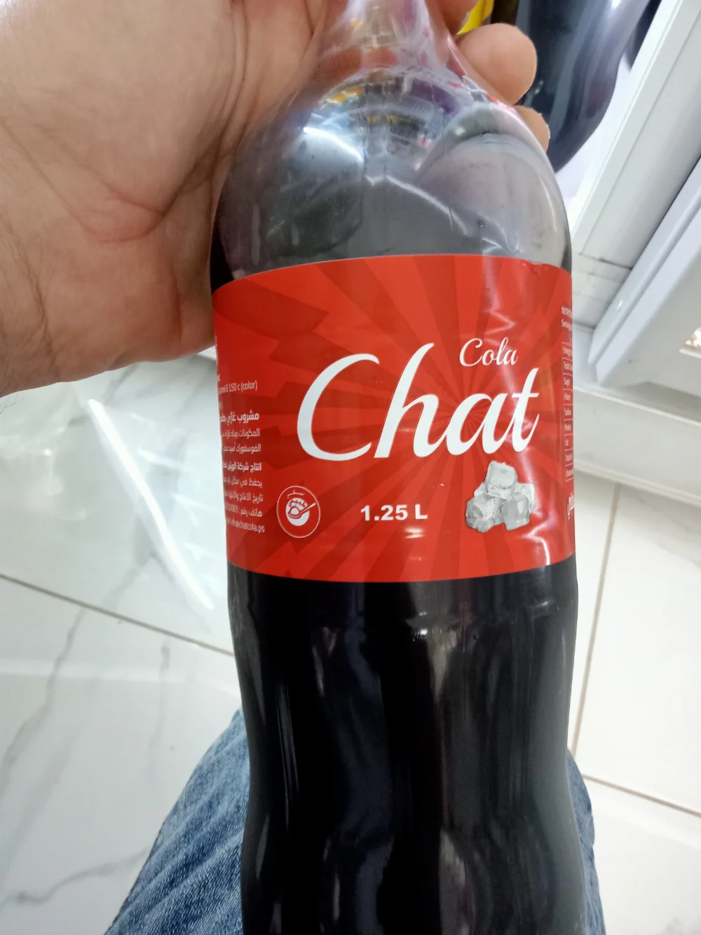 كولا شات لتر وبع