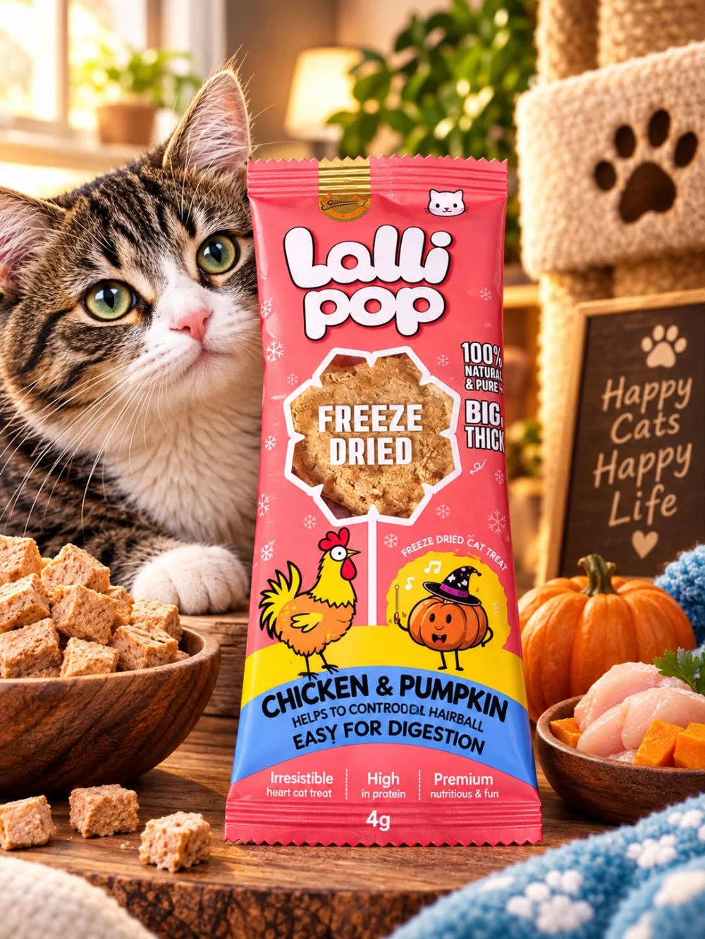 chicken and pumpkinقطط مع كاتنب