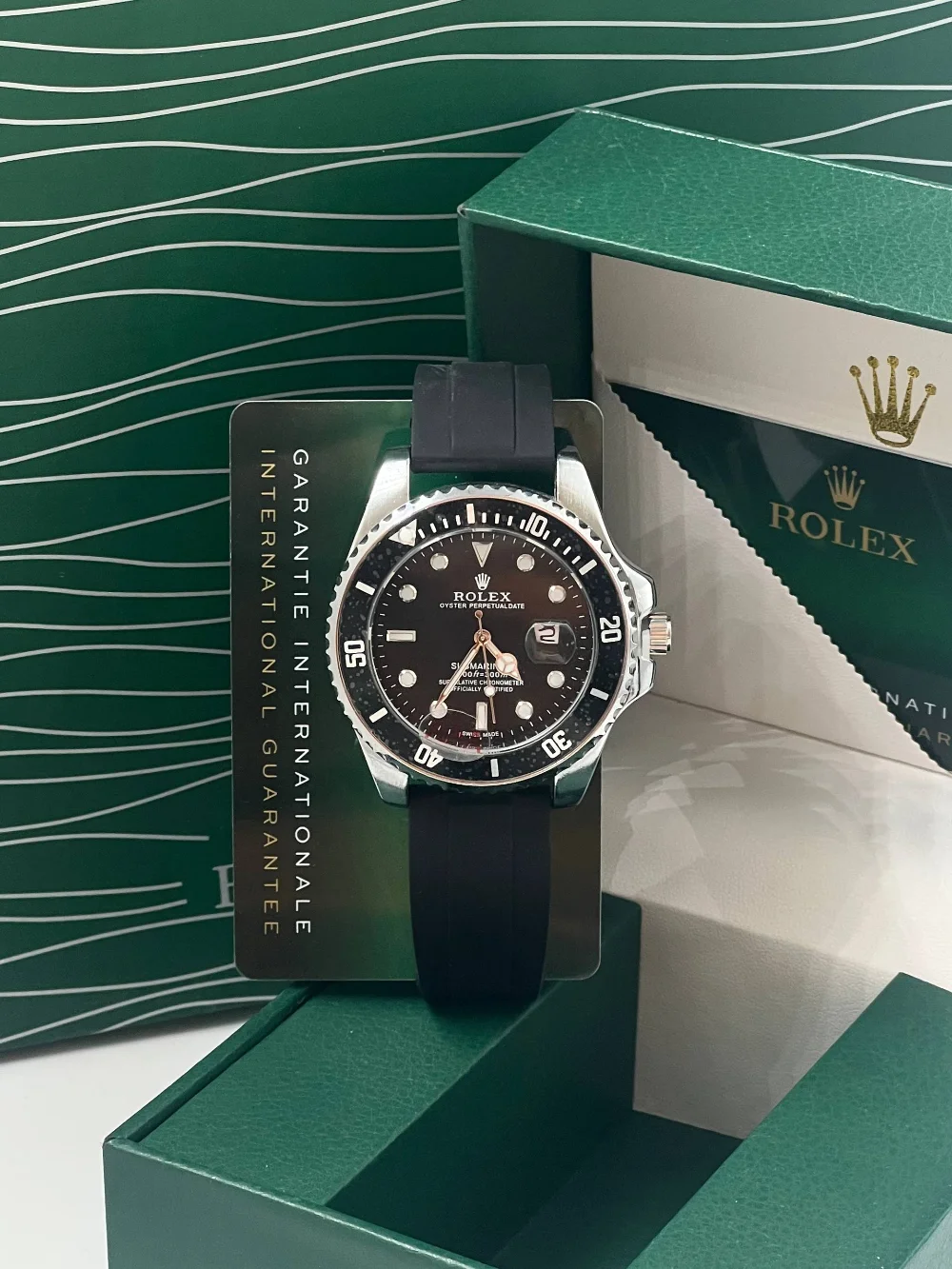 ساعات رجالية فخمة ستايل روليكس GMT Master II و Daytona وSubmariner .- مع علبة-18 موديل