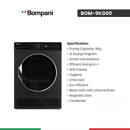 نشافة BOMPANI  9كيلو 12برنامج