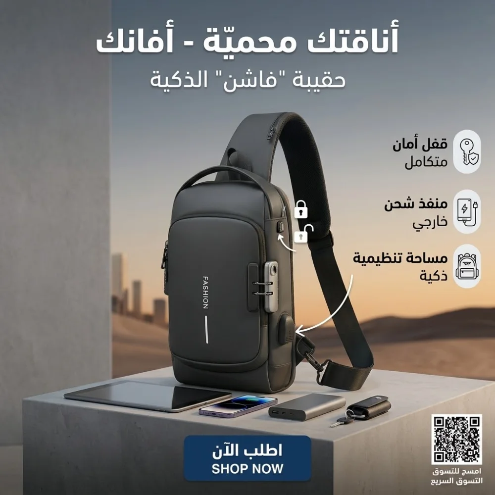 شنتة كتف جلد Fahon