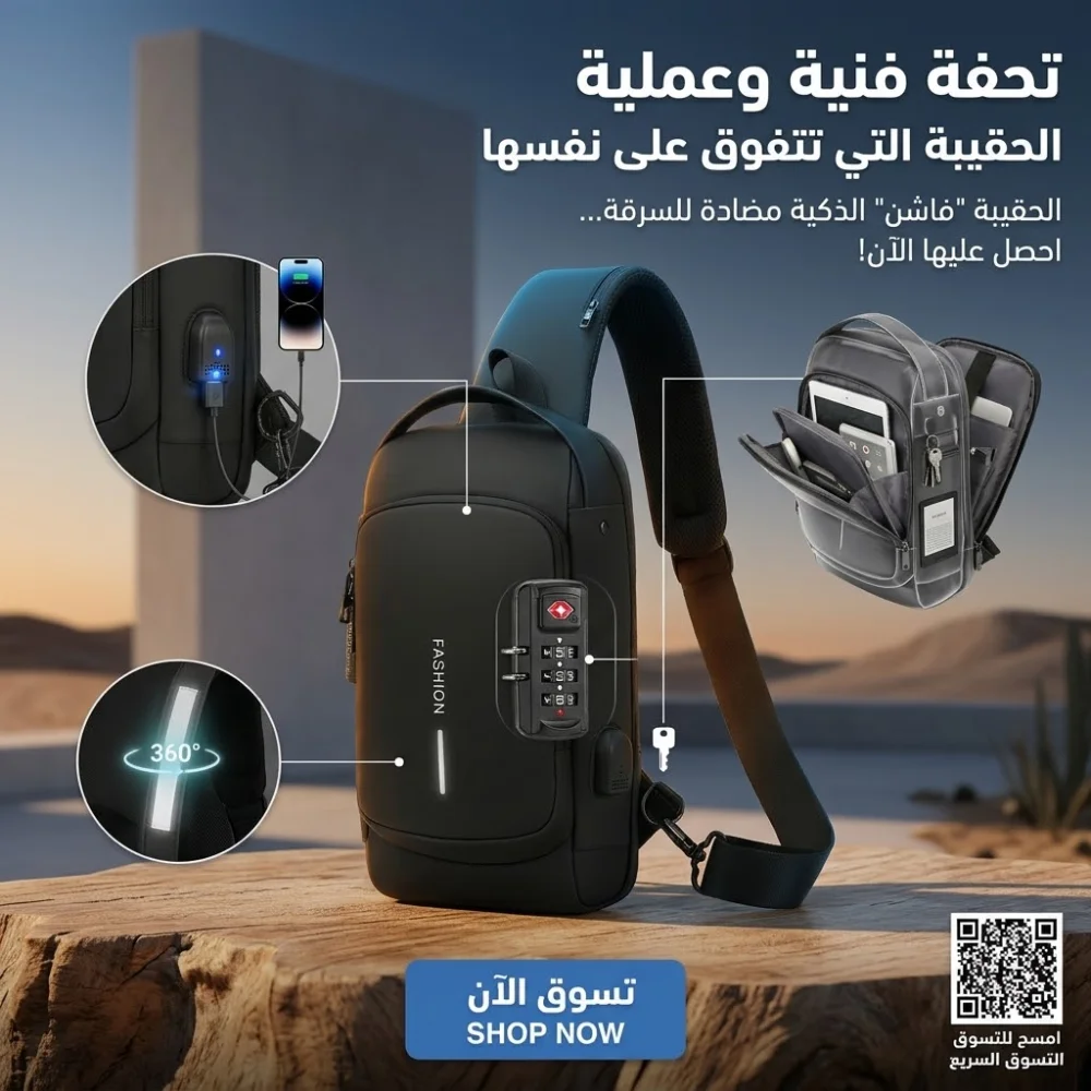 شنتة كتف جلد Fahon