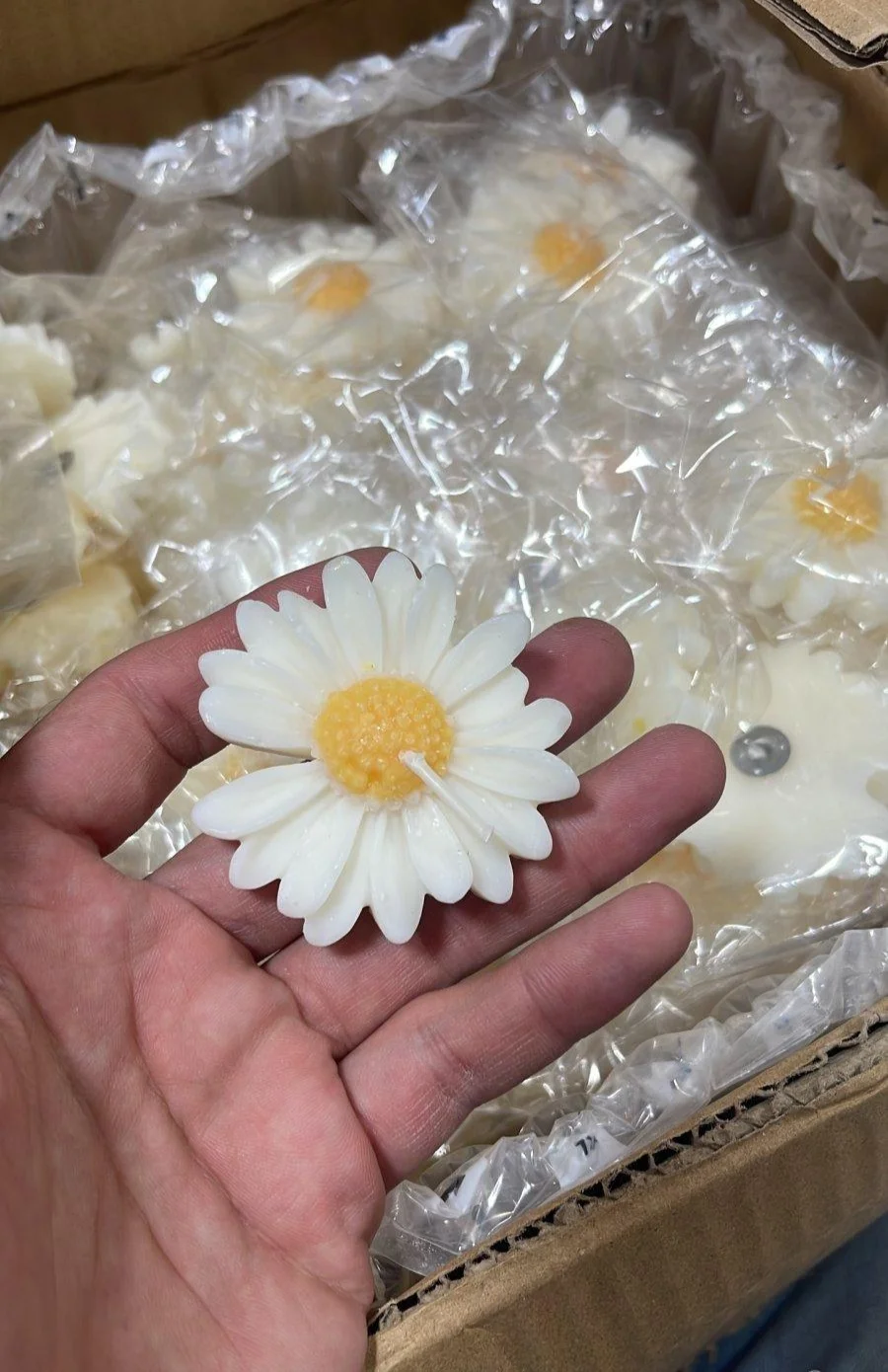 شمعة اقحوان معطرة