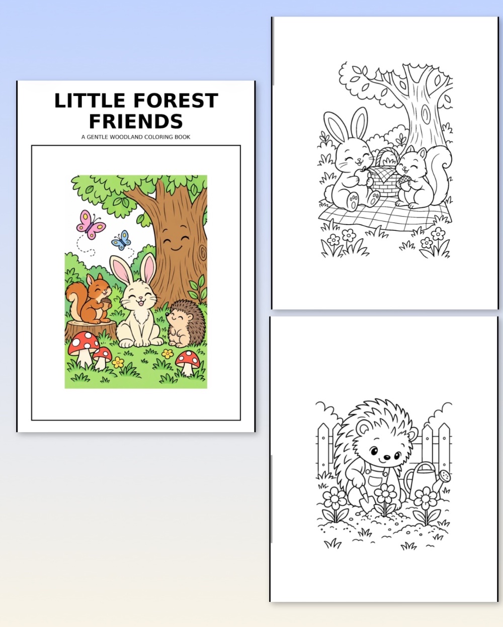 كتاب التلوين _ Little Forest Friend’s