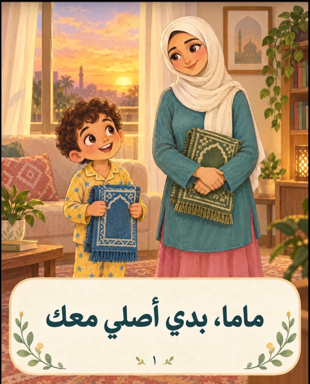 قصة ماما بدي أصلي معك !