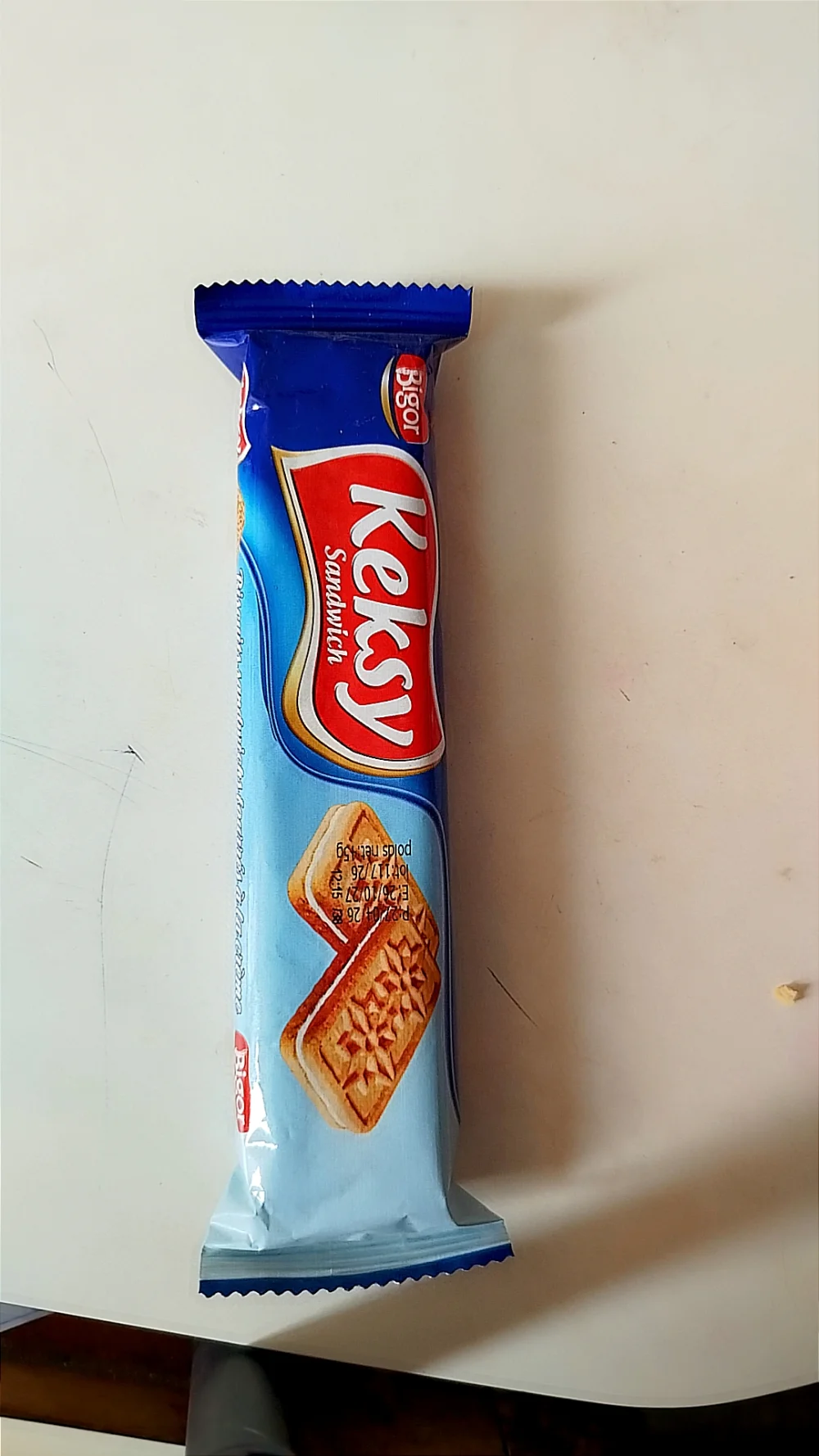 بسكوت محشي بطعم الحليب