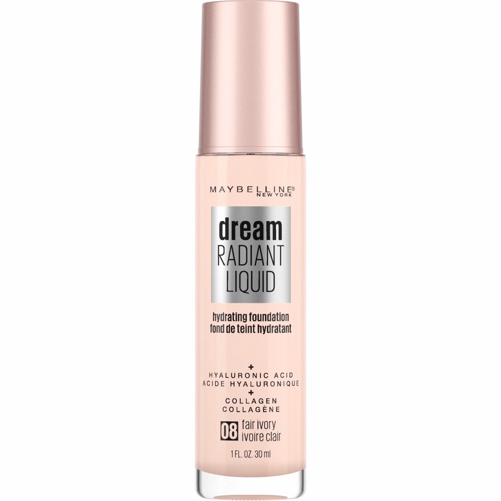 كريم الأساس المرطب Maybelline Dream Radiant Liquid Hydrating Foundation.