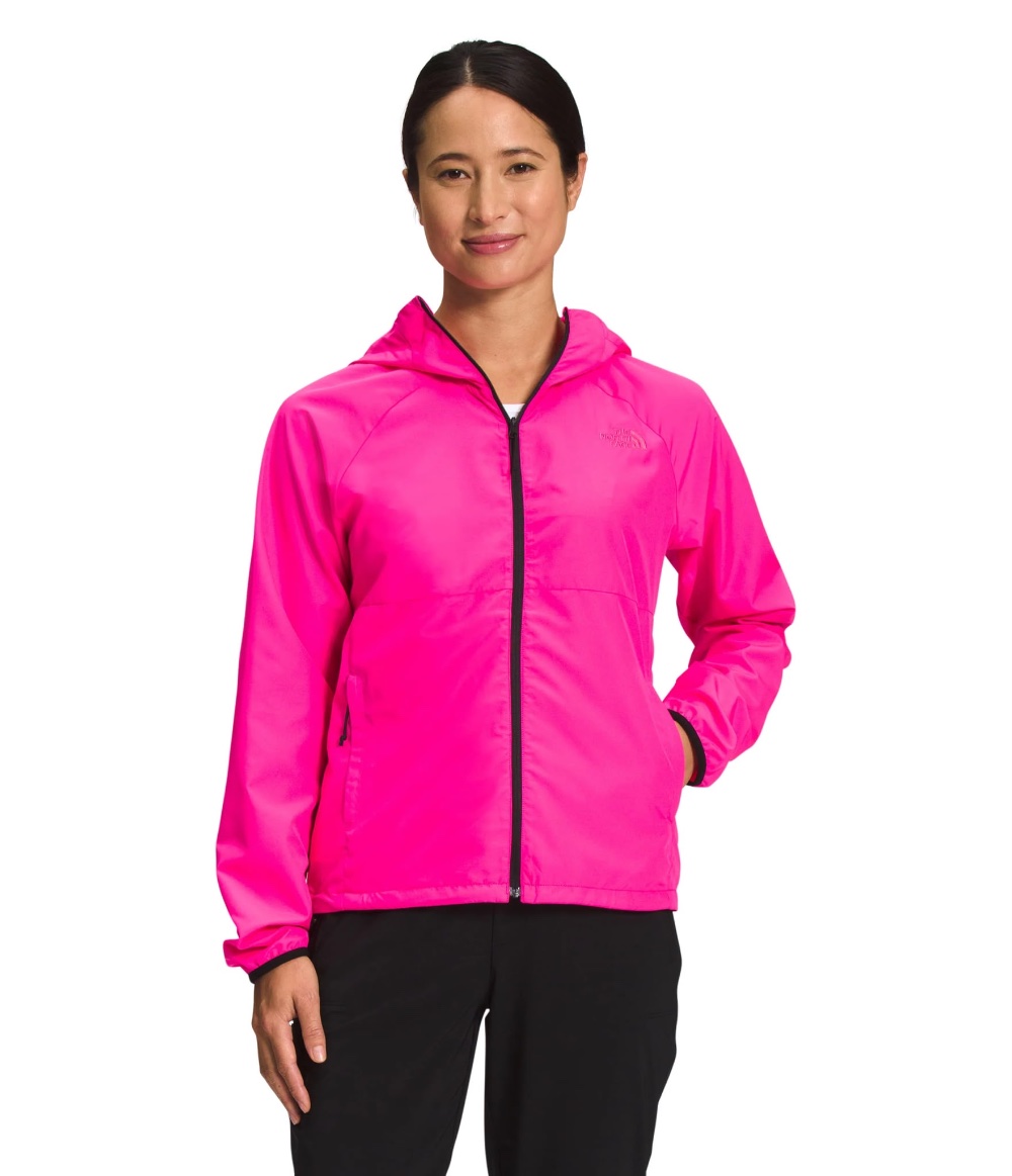 جاكيت زهري من The north face
