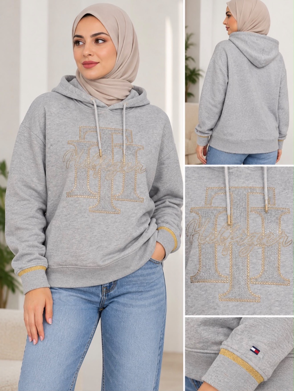 هودي سكني tommy hilfiger