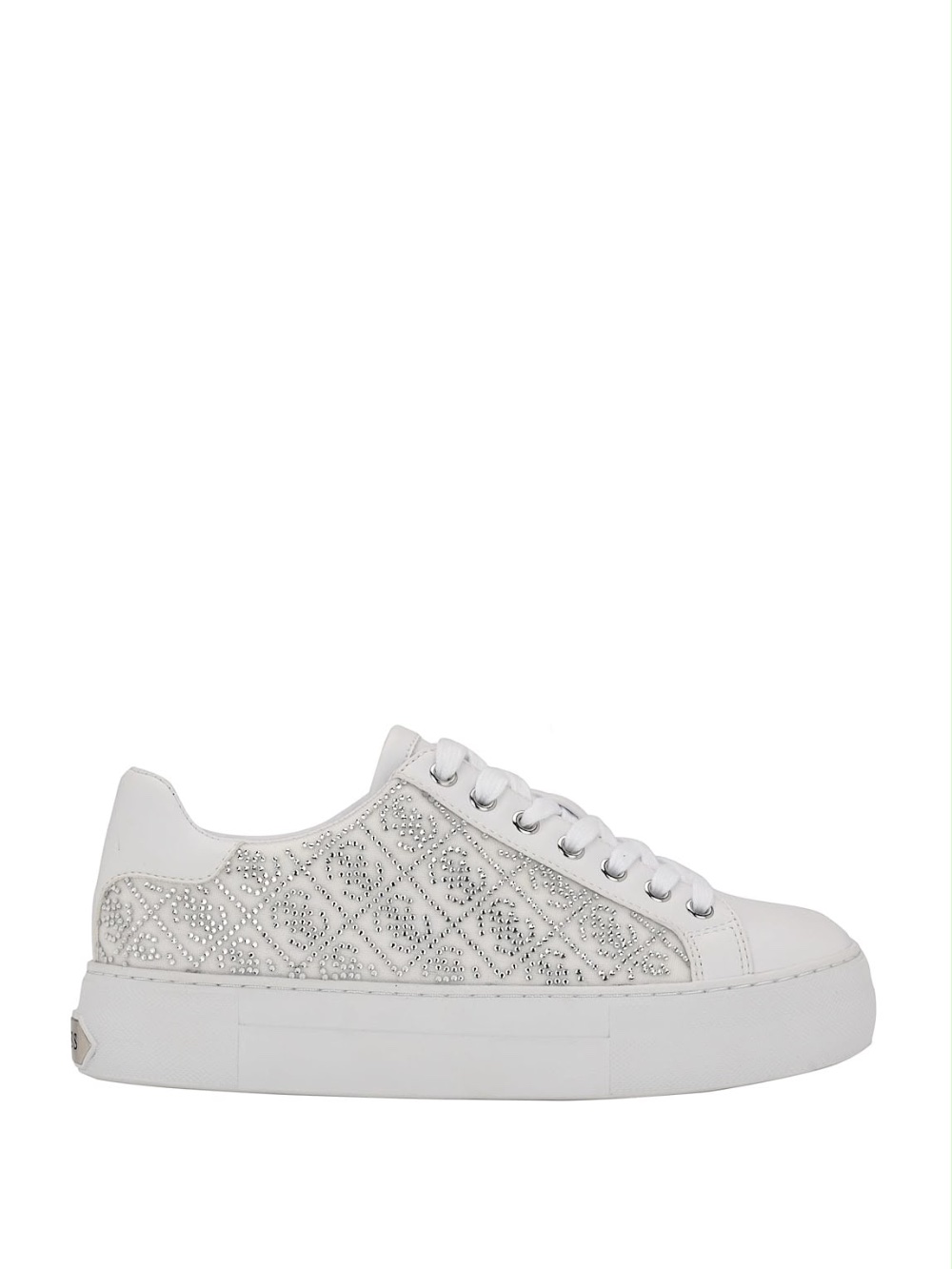 بوت Guess  ابيض مع ستراس