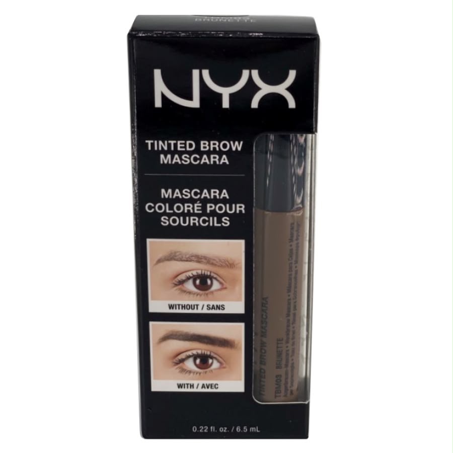 NYX Professional Makeup Tinted Brow Mascara بالدرجة TBM03 Brunette (بني داكن).