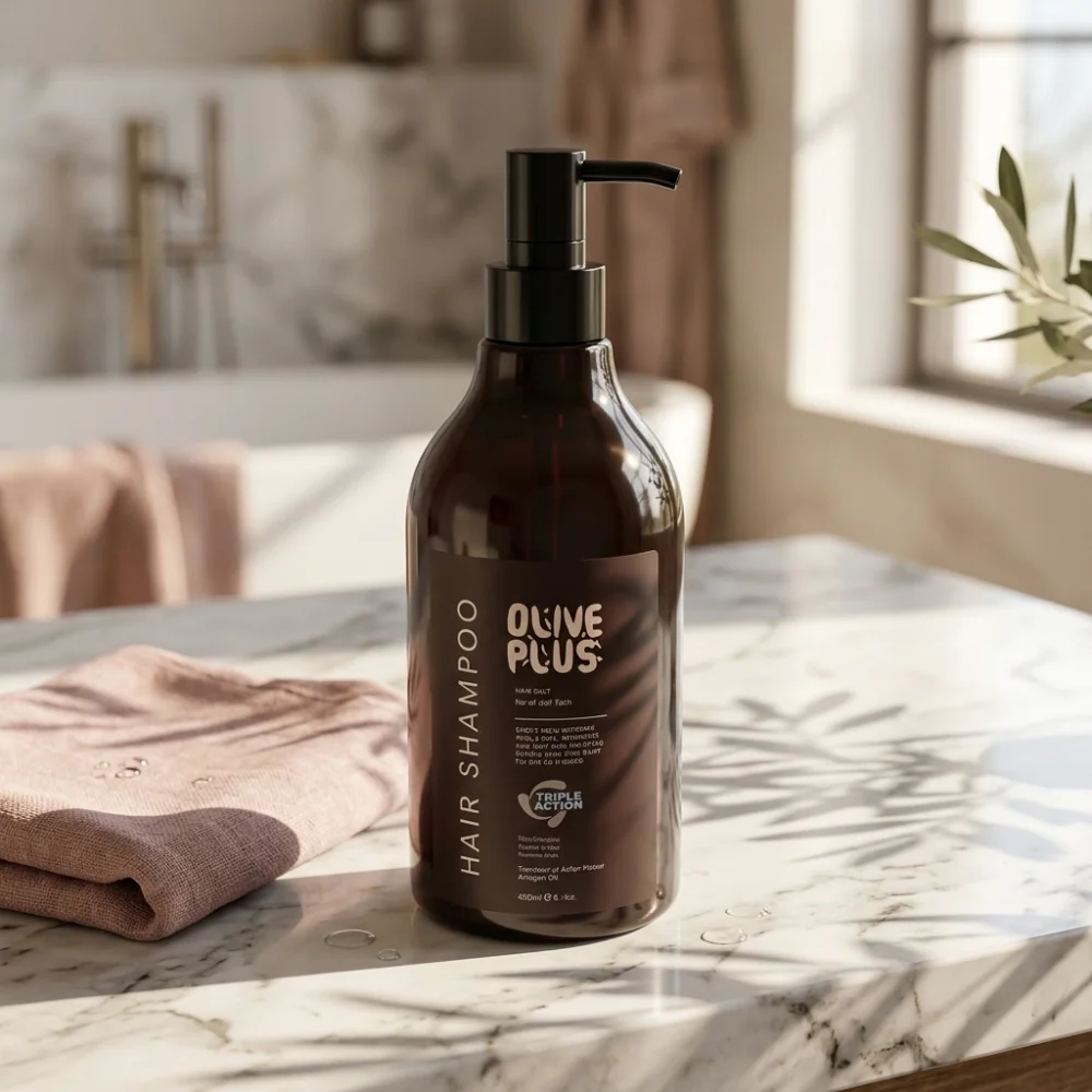Salt-Free Hair Shampoo - Olive Plus