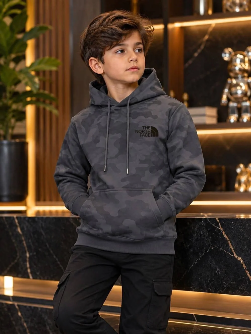 هودي مبطن the north face
