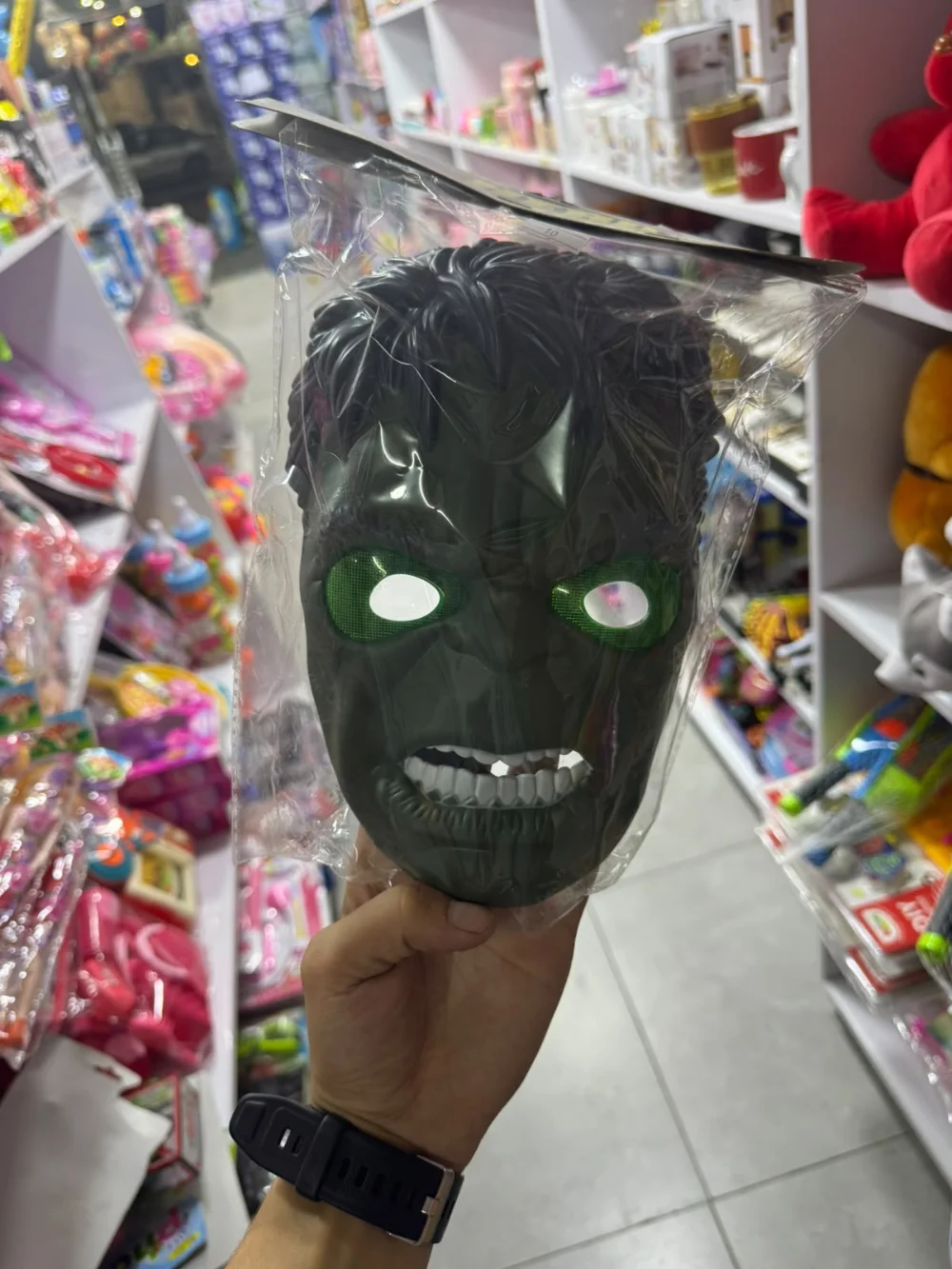 قناع وجه مضيئ